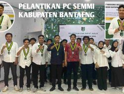 Suasana Khidmat Warnai Pelantikan Tiwa Jalapala sebagai Nahkoda Baru PC SEMMI Bantaeng